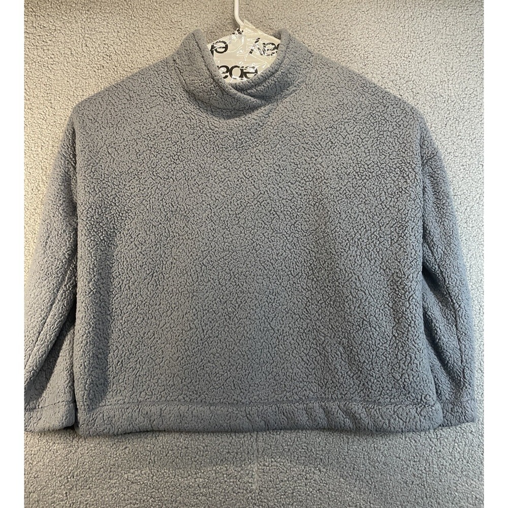 Jane and‎ Bleeker Pullover  Women's Size Large Gray Fleece Casual Warm